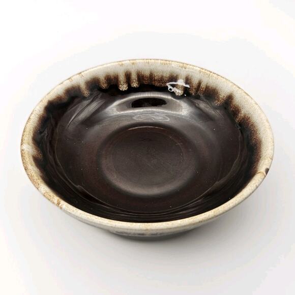 Pfaltzgraff Gourmet Brown Drip Pottery Large 10" Serving Bowl Vintage - Picture 2 of 8
